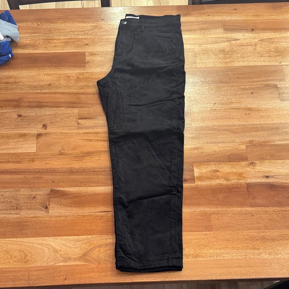 LOFT women's Dark slim straight pants - velour